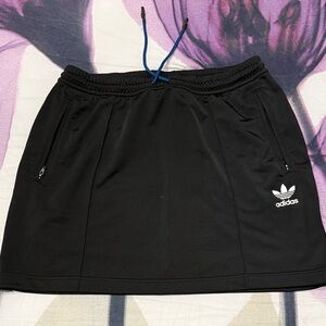 Adidas Black Skirt with White Logo